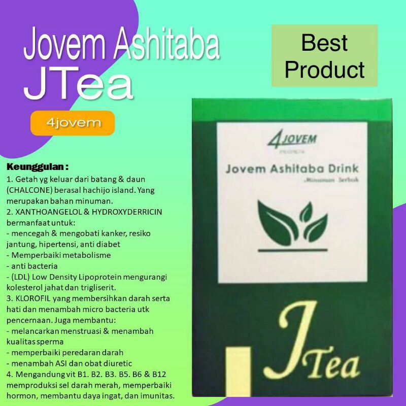 jovem jtea j-tea j tea ashitaba 4jovem 150gr