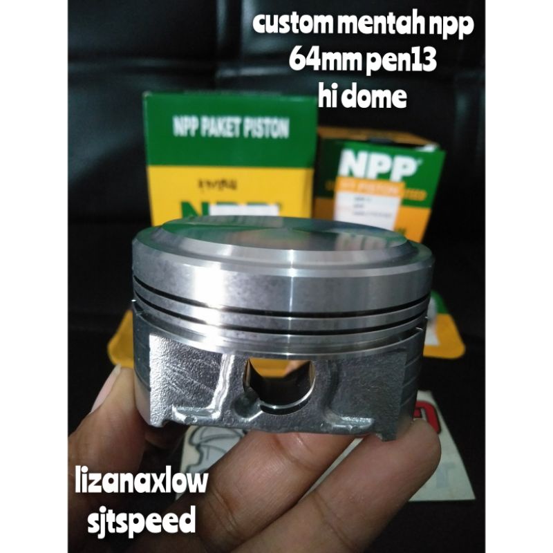 piston npp custom 64 mm pen13 mentah jupiter z bore up npp7