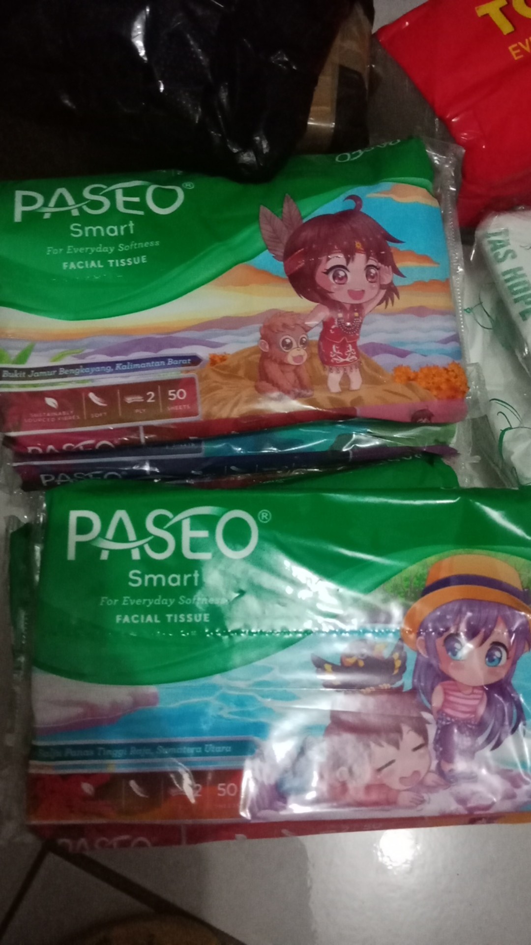 Kondisi Baik!!! Tissue Paseo Isi 50 Ply - Travel Pack