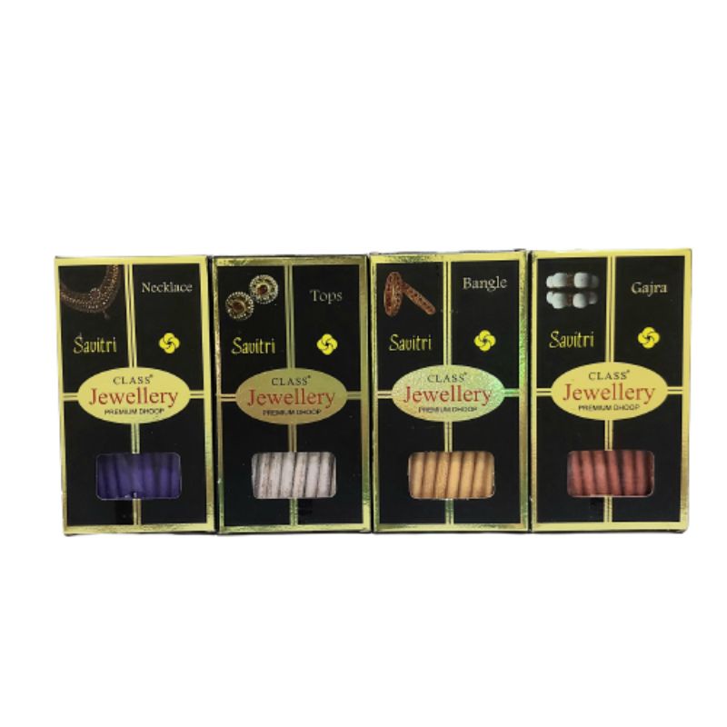 Dupa India Dhoop Savitri Jewellery 1 Pack Isi 9 Pcs