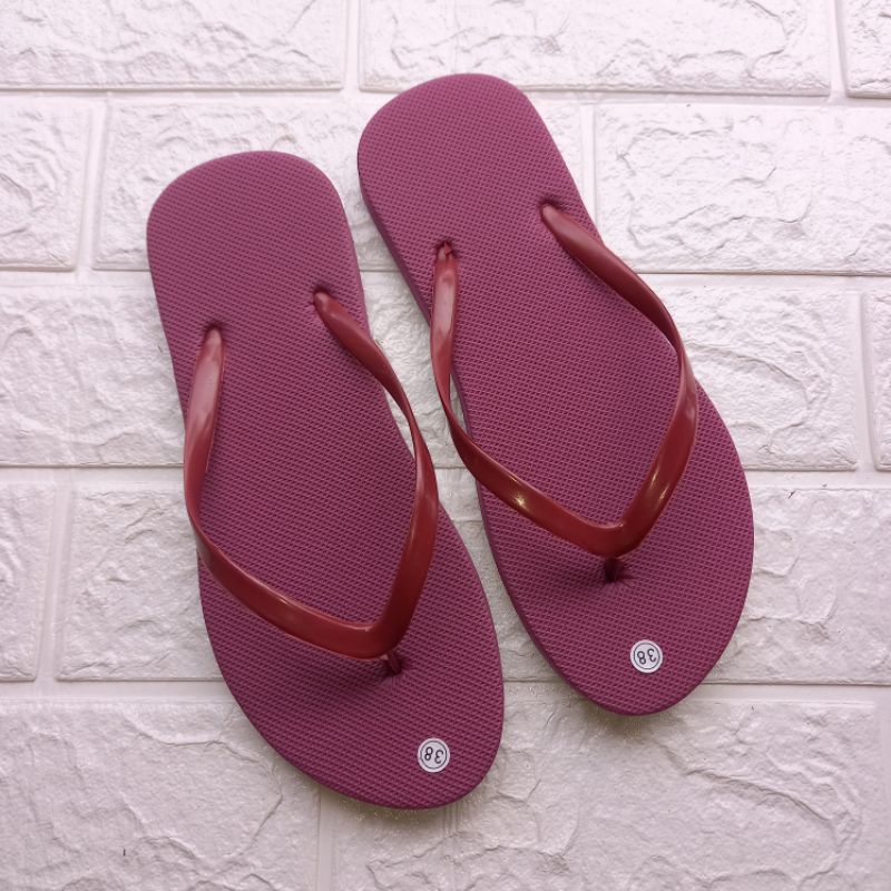 sandal jepit wanita model polos