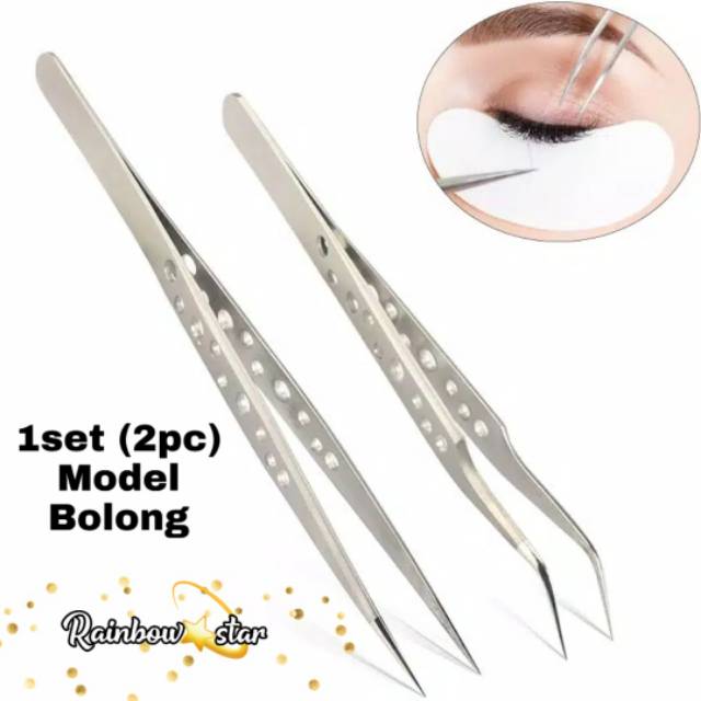 Pinset Set Eyelash Extension / Tweezer Russian Volume / Pinset Eyelash Extension