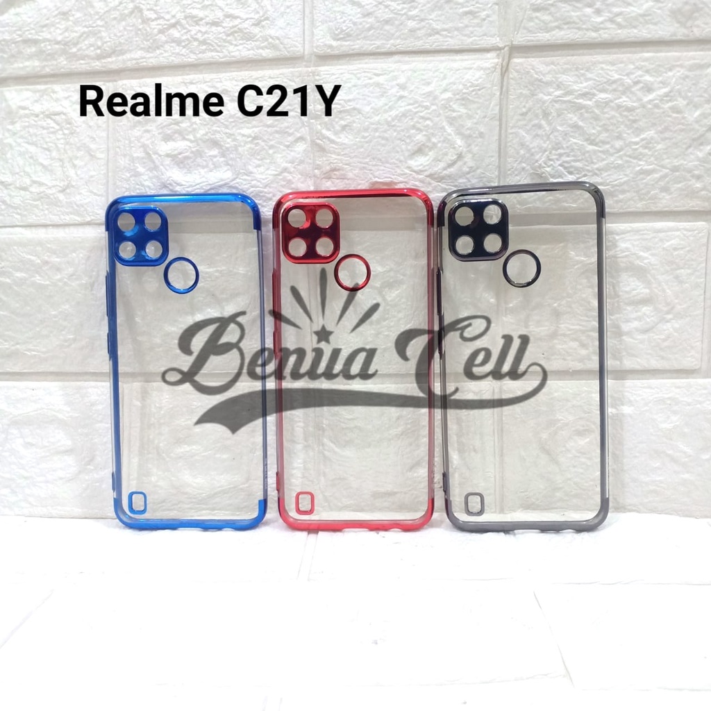 CASE REALME C21Y - PREMIUM SHINING CHROME REALME C21Y