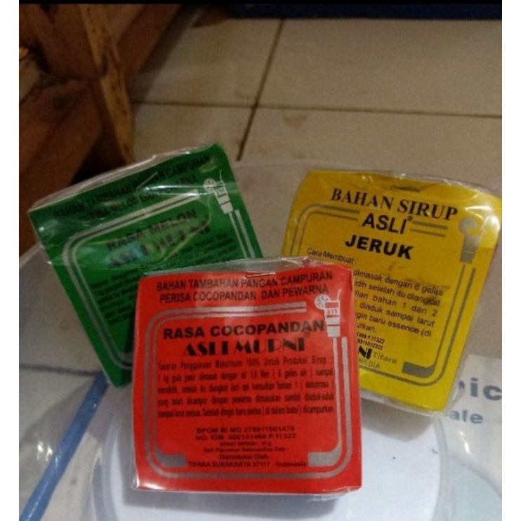 

bahan sirup merk MURNI asli