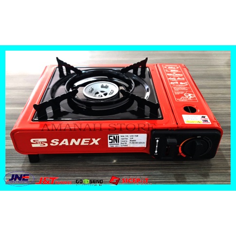 Sanex Kompor Gas Portable 2in1 Gas Kaleng dan Elpiji