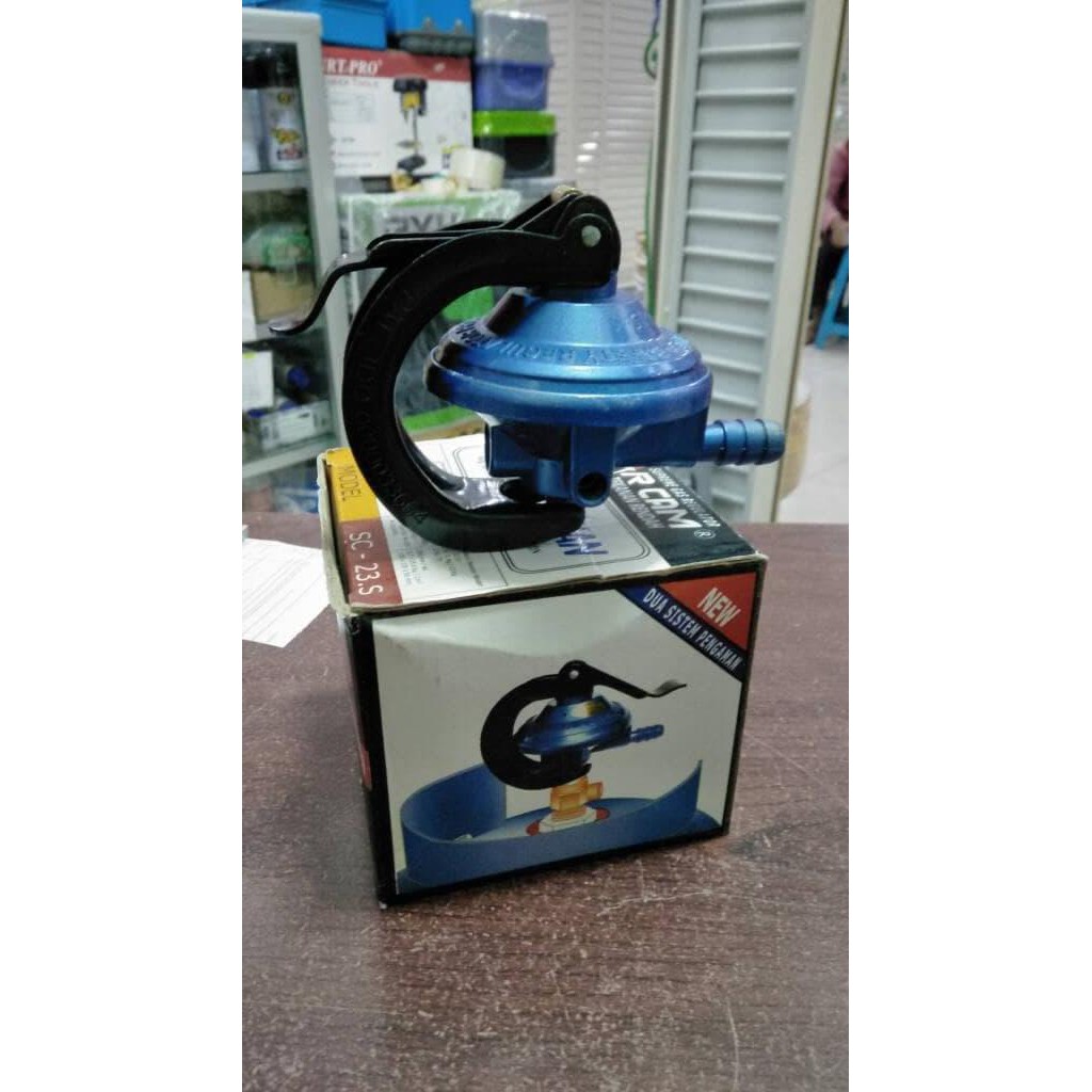 REGULATOR KEPALA GAS LPG CAPIT CENGKRAM