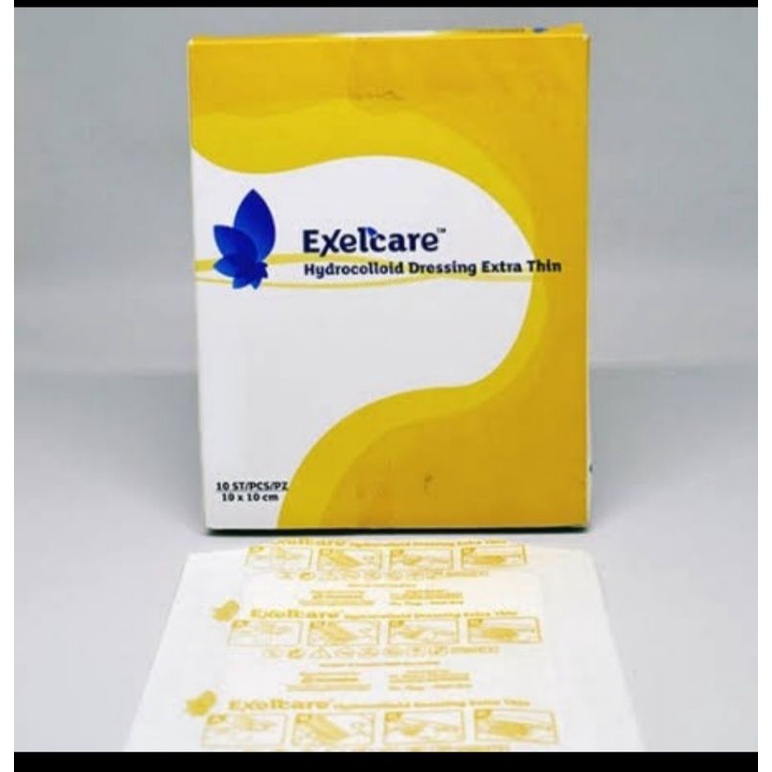 Exelcare Hydrocolloid Dressing Extra Thin 10x10cm