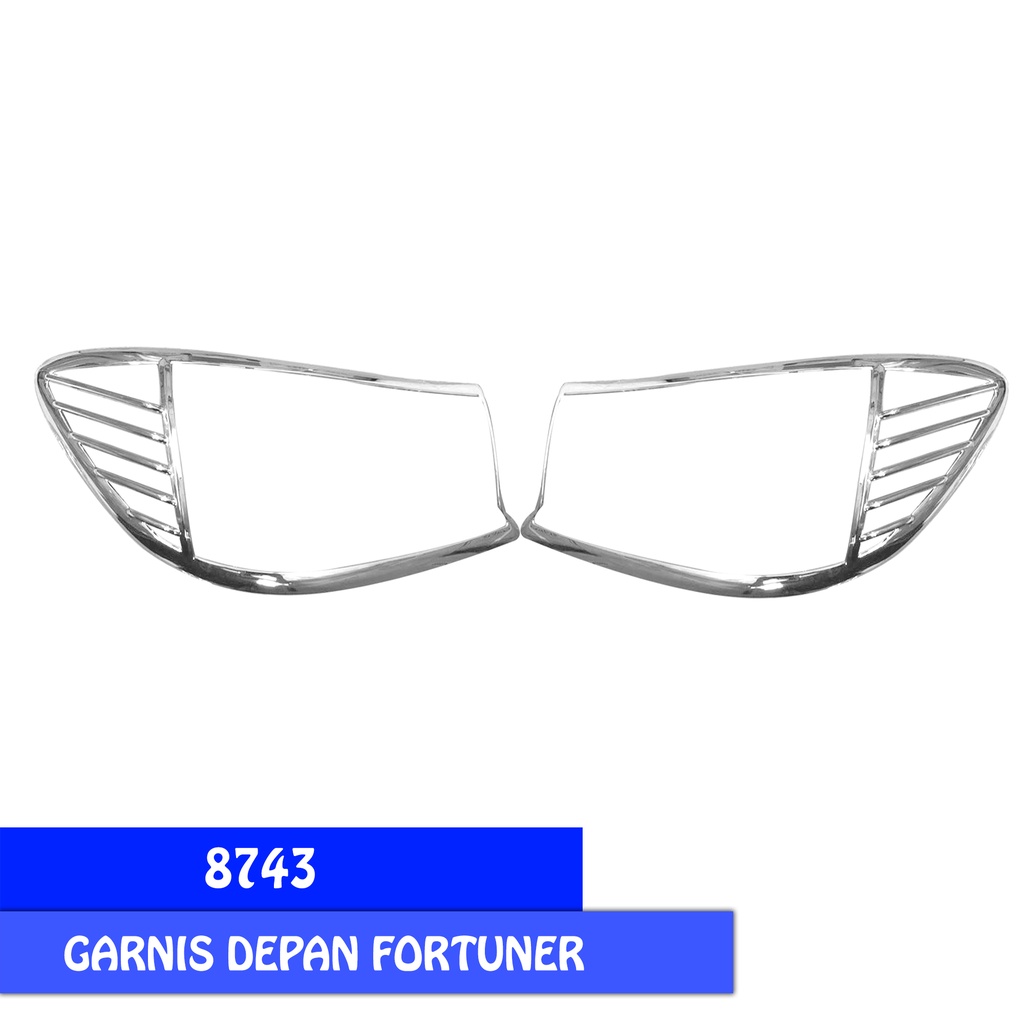 GARNIS DEPAN TOYOTA FORTUNER OLD CHROME