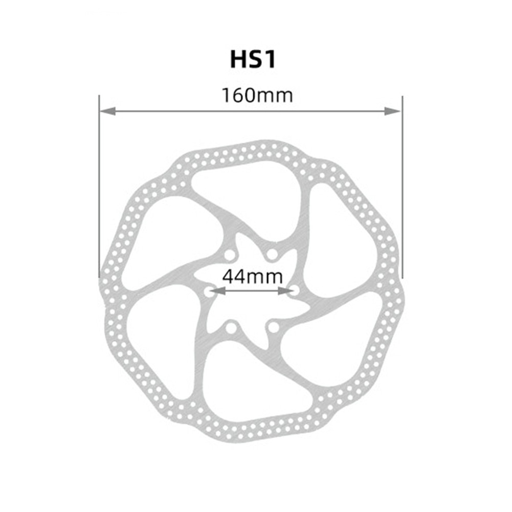 MOJITO HS1 160mm Mountain Bike Disc Brake Rotor 44mm BCD MTB Brake Disc with Bolts