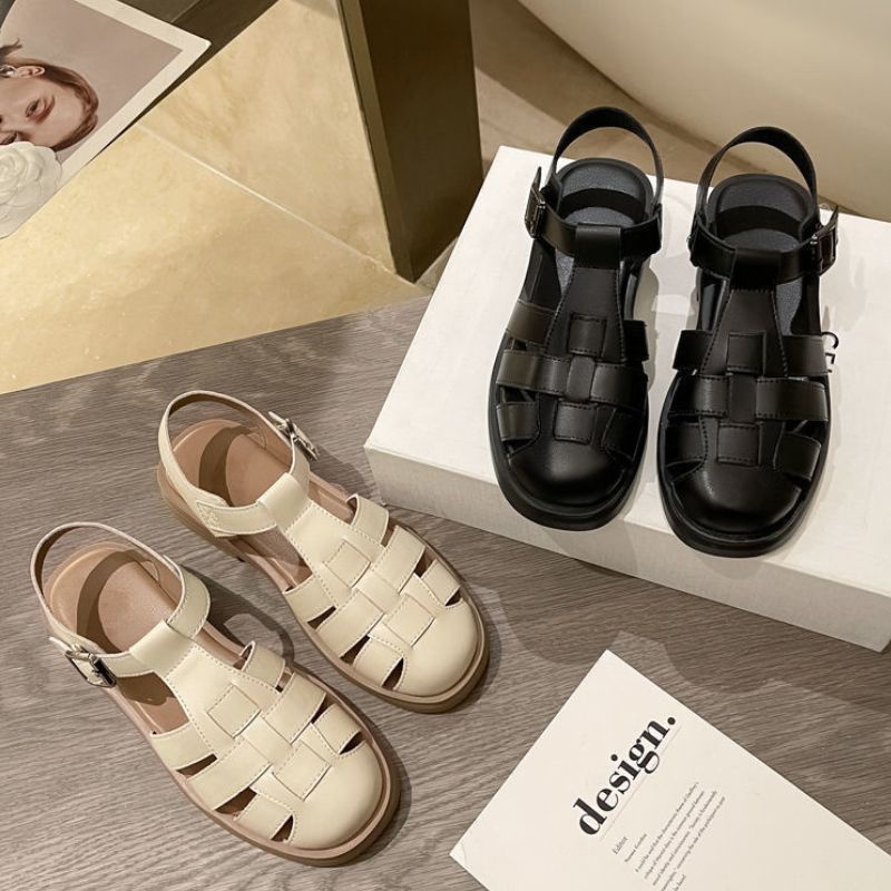 [✅BISA COD] 10334 Sandal Wanita Import Monolit Tali Belakang VIRAL 2021 2022