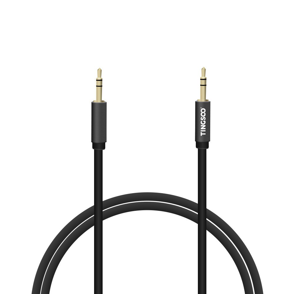 Cable AUX Audio Jack 3.5mm Male to Male HiFi Tingso 1m