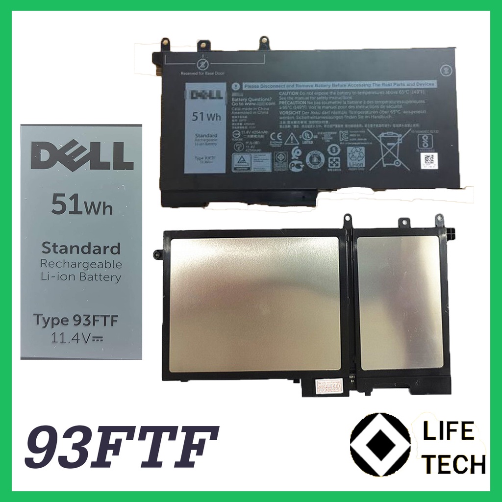 Baterai Laptop Dell Precision 15 3520 3530 Latitude 5280 5288 E5480 E5580 E5490 E5590 5491 5591 Series Notebook / 93FTF D4CMT DJWGP DV9NT FPT1C GD1JP 83XPC 00JWGP 0DJWGP 4YFVG