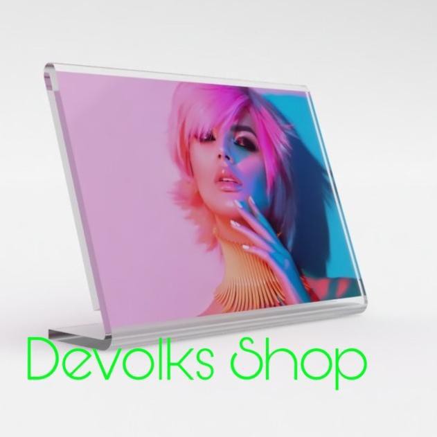 

IRS TEMPAT BROSUR / TENT HOLDER AKRILIK DISPLAY LANDSCAPE A5 TIPE L ME38L