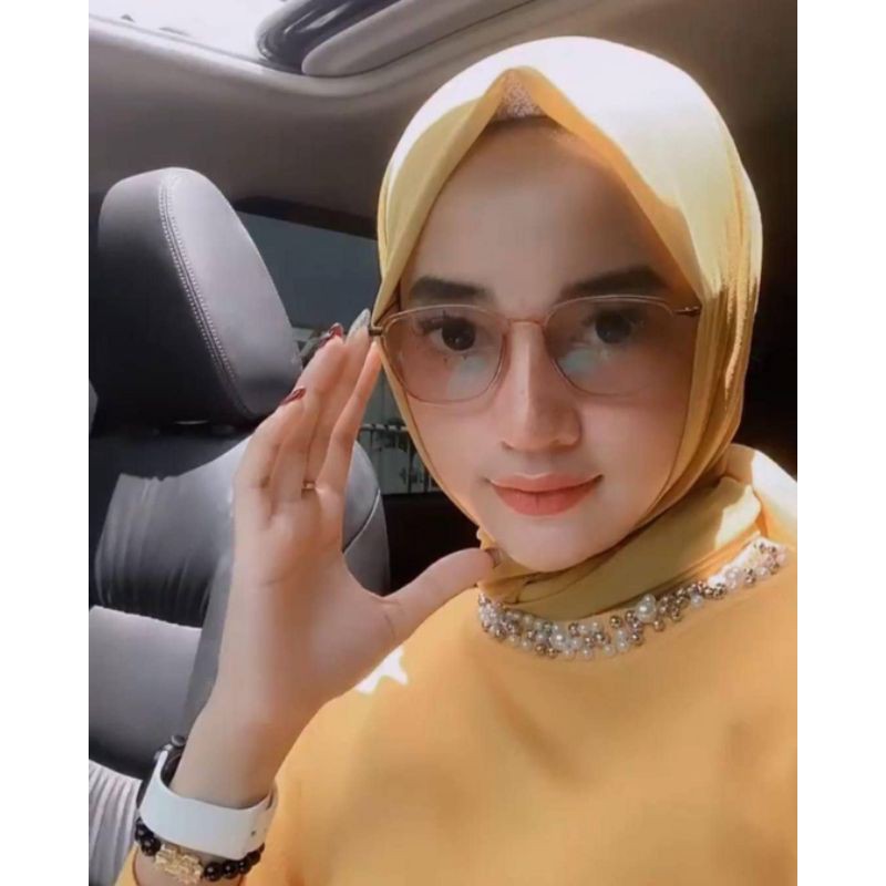 Kacamata Kode AM Caramel + Lensa Photocromic (Harga minus 4 sampai minus 7)
