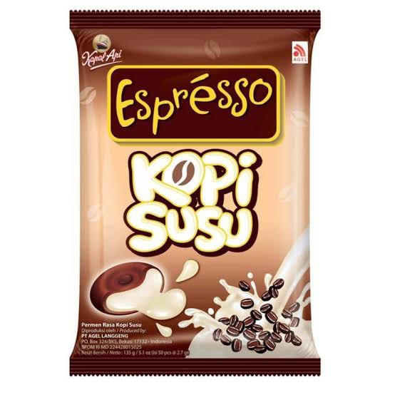 Permen Espresso Kopi Susu 135 gr