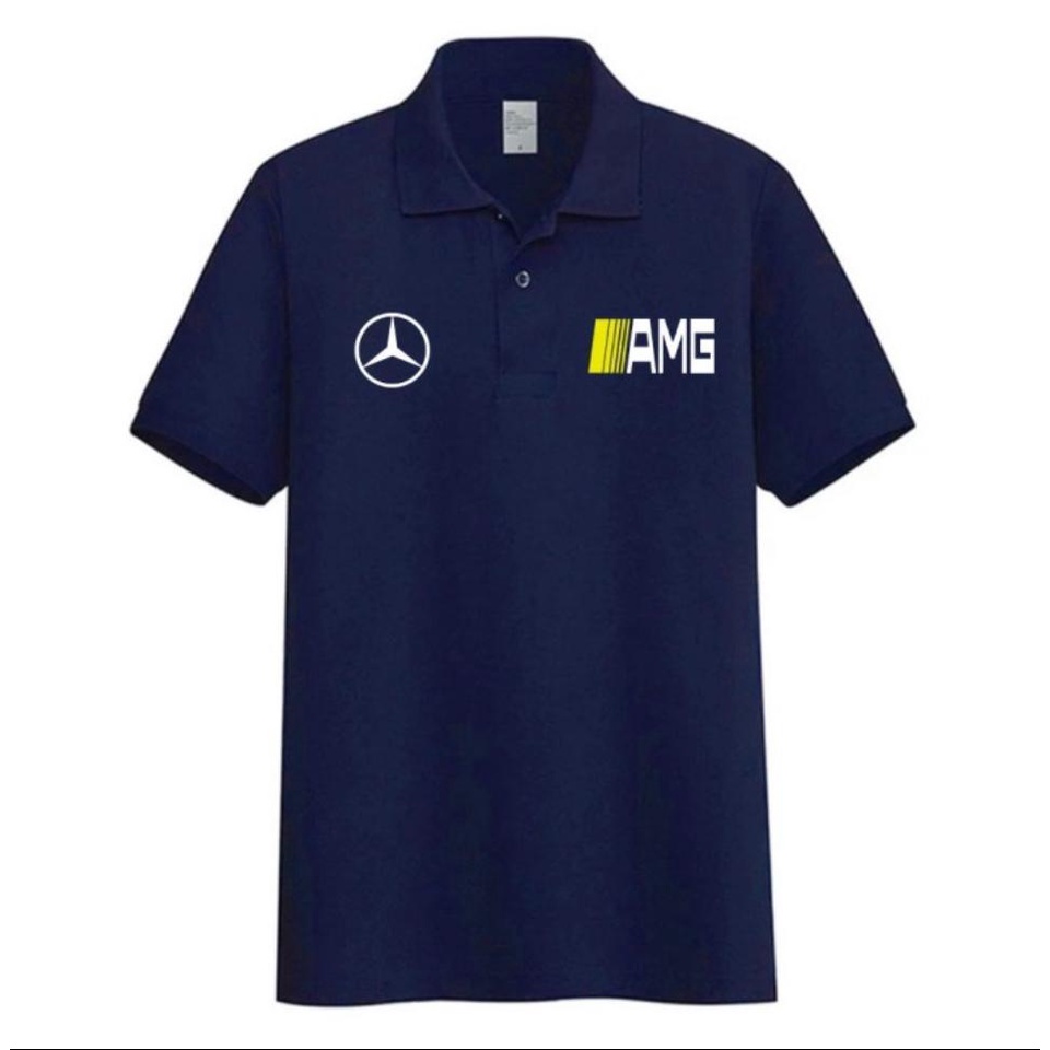 Noveli wear - Kaos kerah pria | kaos polo shirt | kaos polo distro logo AMG