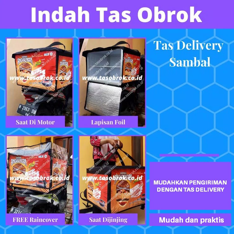 Tas Delivery Sambal, Tas Motor / Box Delivery / Box Motor Sambal