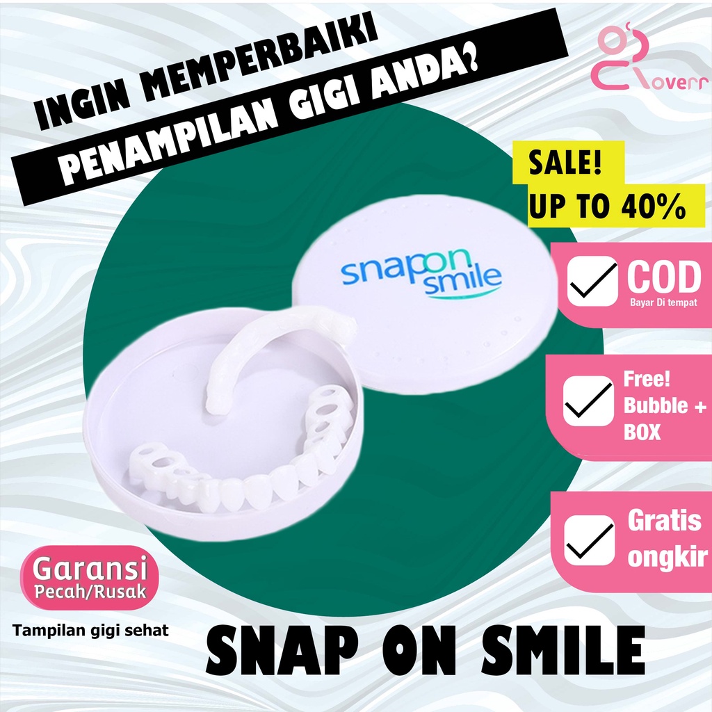 Perfect Ideal Alat Authentic Veneer Vener Gigi Palsu Sepasang Snap On Smile Murah Original COD v3