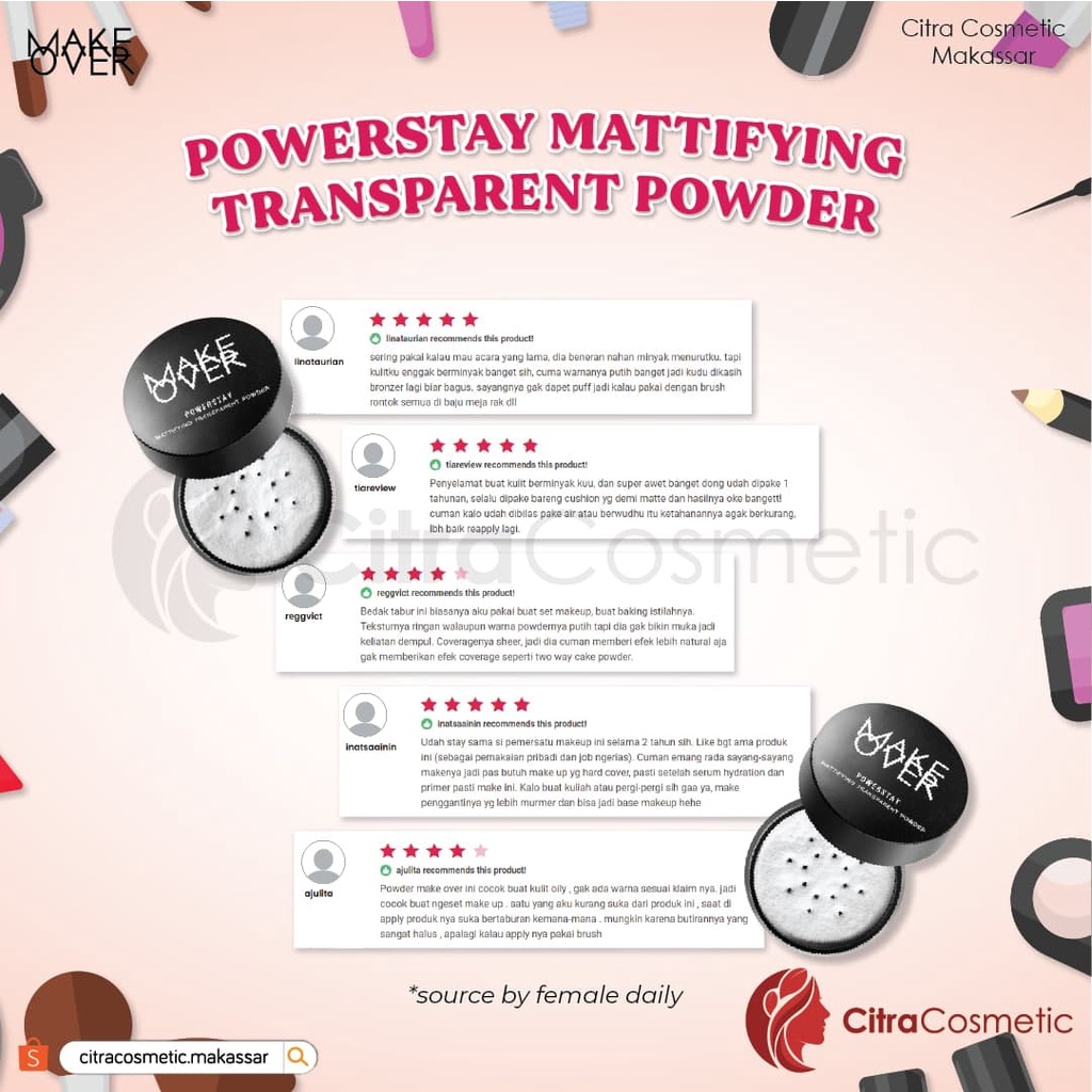 Make Over Powerstay Mattifying Transparent