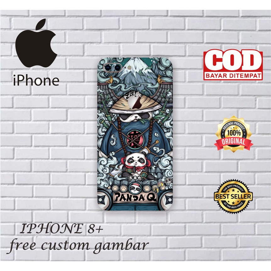 GARSKIN/STICKER HANDPHONE IPHONE 8+ CUSTOM