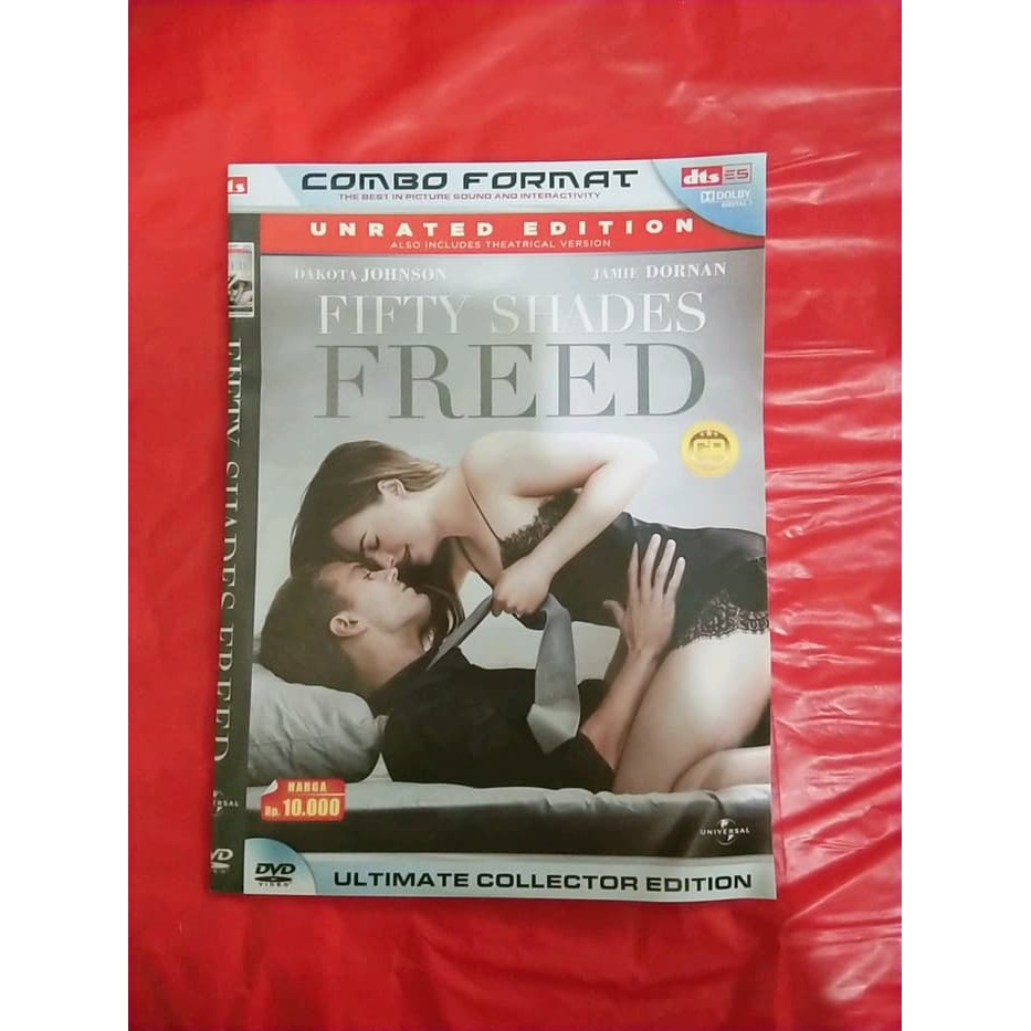 PROMO MURAH Kaset Dvd Film Romance Romantis Fifty Shades Freed