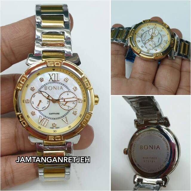 JAM TANGAN WANITA BONIA CHRONO BATRE KUALITAS ORIGINAL