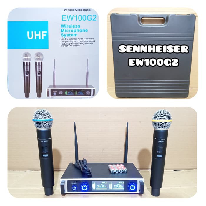 SENNHEISER EW100G2 MIC HANDHEL WIRELESS MICROPHONE SYSTEM