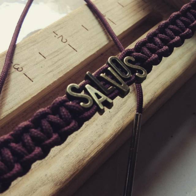 Charm huruf A sampai M alfabet antik slide - charm letter beads bronze silver gelang nama inisial-2