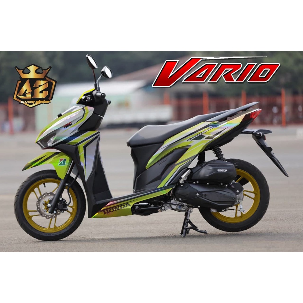 Decal Sticker Honda Vario 125 150 Fullbody 2018 - 2020  Dekal All New VARIO HOLOGRAM NEW AZ 01