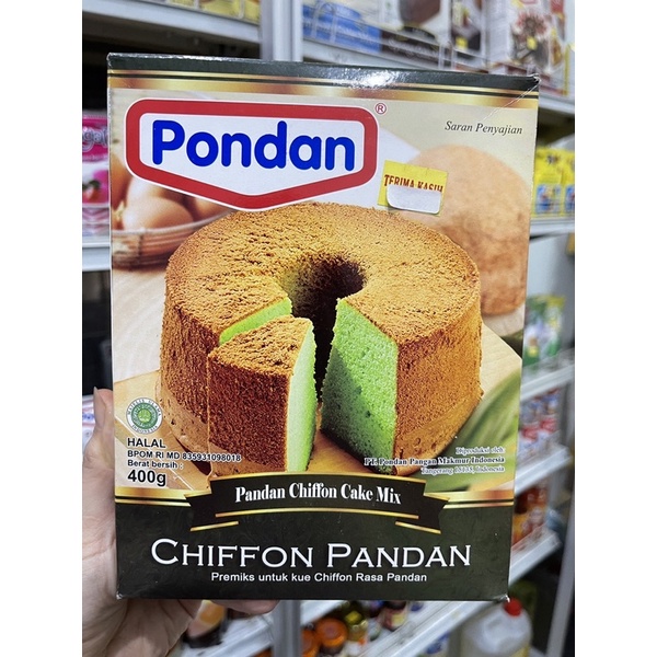 Premiks Chiffon Pandan PONDAN 400gr / premix