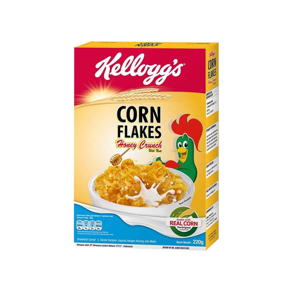 

KELLOGG'S CORN FLAKES HONEY CRUNCH 220G