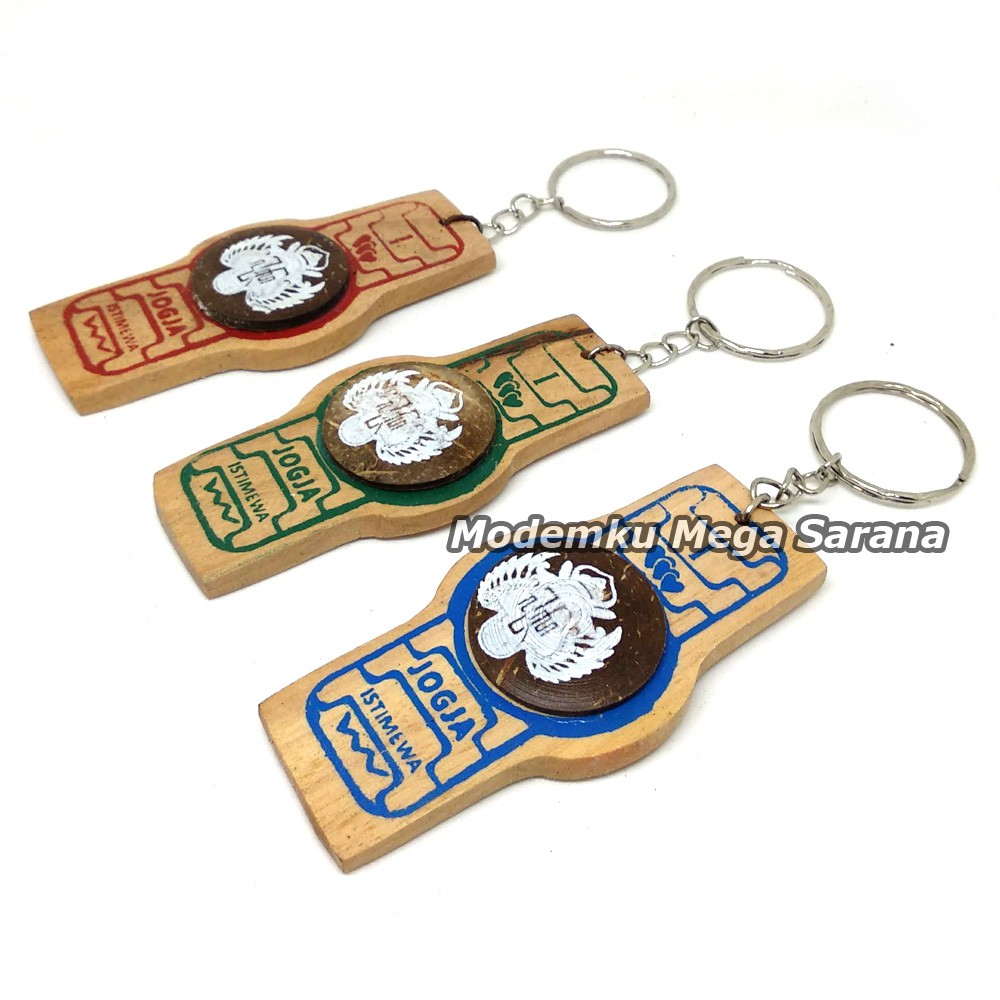 Souvenir Gantungan Kunci Jogja GTK19 - Oleh Oleh Khas Jogja - 20pcs