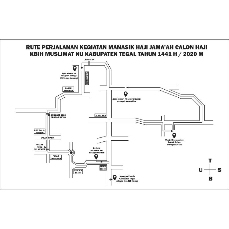 CETAK DENAH LOKASI UNDANGAN NIKAH / KHITAN (MINIMAL ORDER 50 PCS)