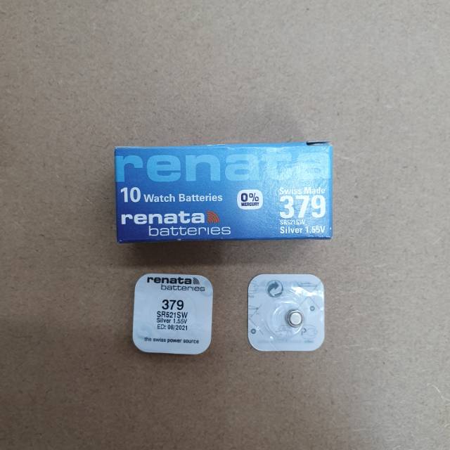 Baterai Renata SR521SW/379 1,55V Original