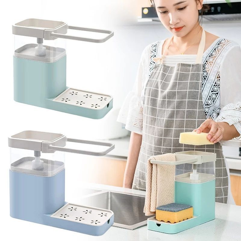Dispenser Sabun Cuci Piring 3 in 1 Alat Cuci Piring / Dispenser Sabun Cair Cuci Piring [kk]