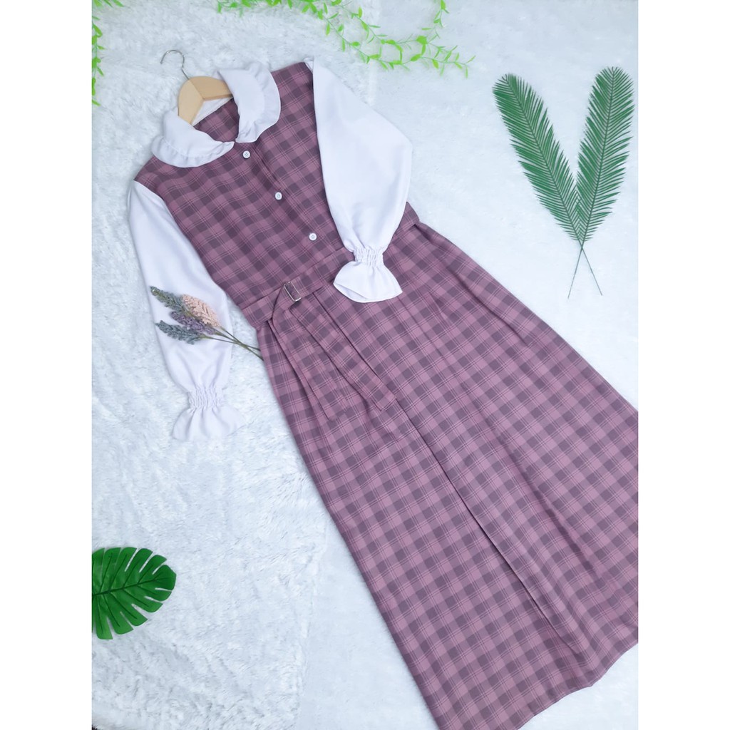 Baju Gamis Wanita Remaja Murah NB /XL Letsmuslimah Cewek Muslim Hijab Syari Muslimah 2022 Terbaru Lt-1