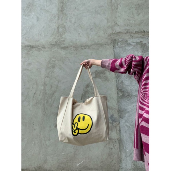 HIPPY LARGE TOTEBAG PEACE