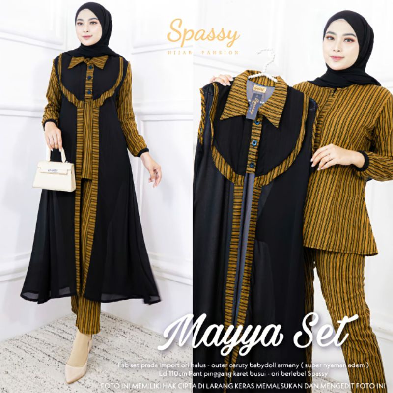 Gamis Muslimah Pakaian Wanita Pakaian Wanita Muslimah Pakaian Kekinian Dress Spassy