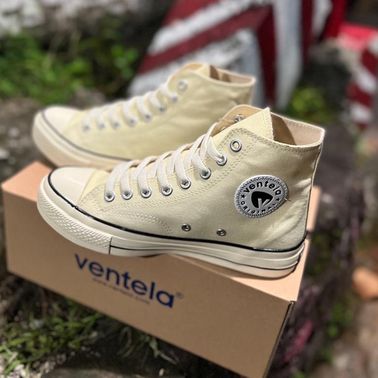 SVN.22Jn22υ– SEPATU VANTELA WHITE ORIGINAL VENTELA 70S CREAM HIGH BTS PUTIH VENTELLA SHOES SNEAKERS 
