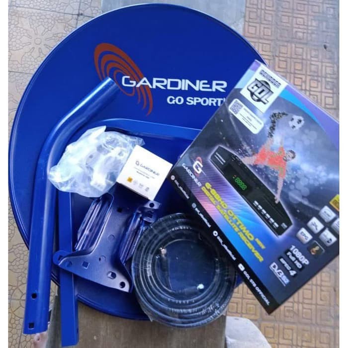 Paket Lengkap Antena Parabola Mini Diameter 45 cm Gardiner