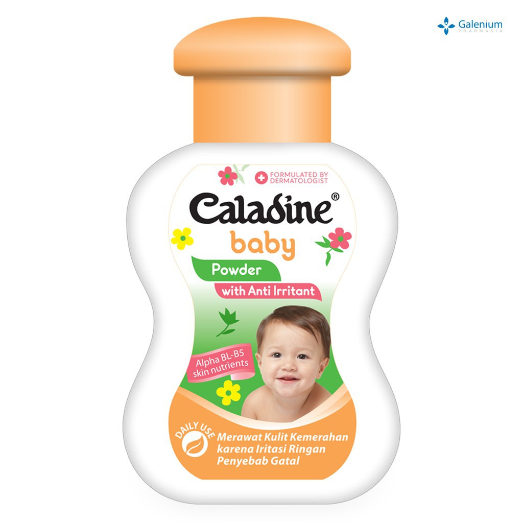 ♥BabyYank♥ CALADINE BABY Powder 100gr - 55gr Bedak Bayi ANTI IRITASI 100gr &amp; 55gr - Kemasan Baru