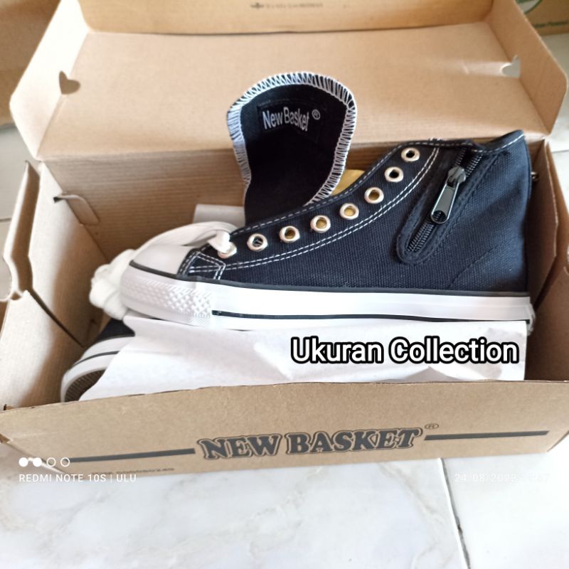 New Basket HC Sepatu Sekolah Tinggi