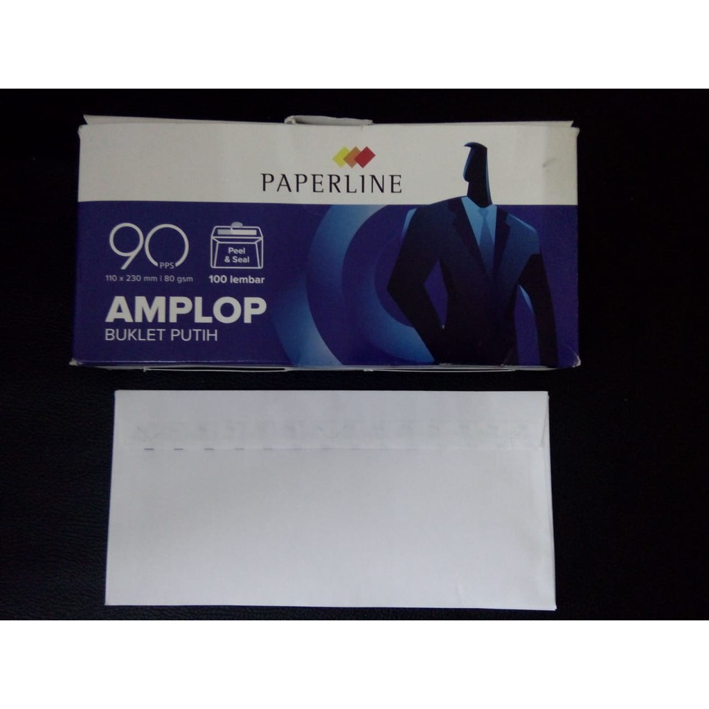 

Paperline Amplop Buklet Putih 90 PPS 110 x 230 mm
