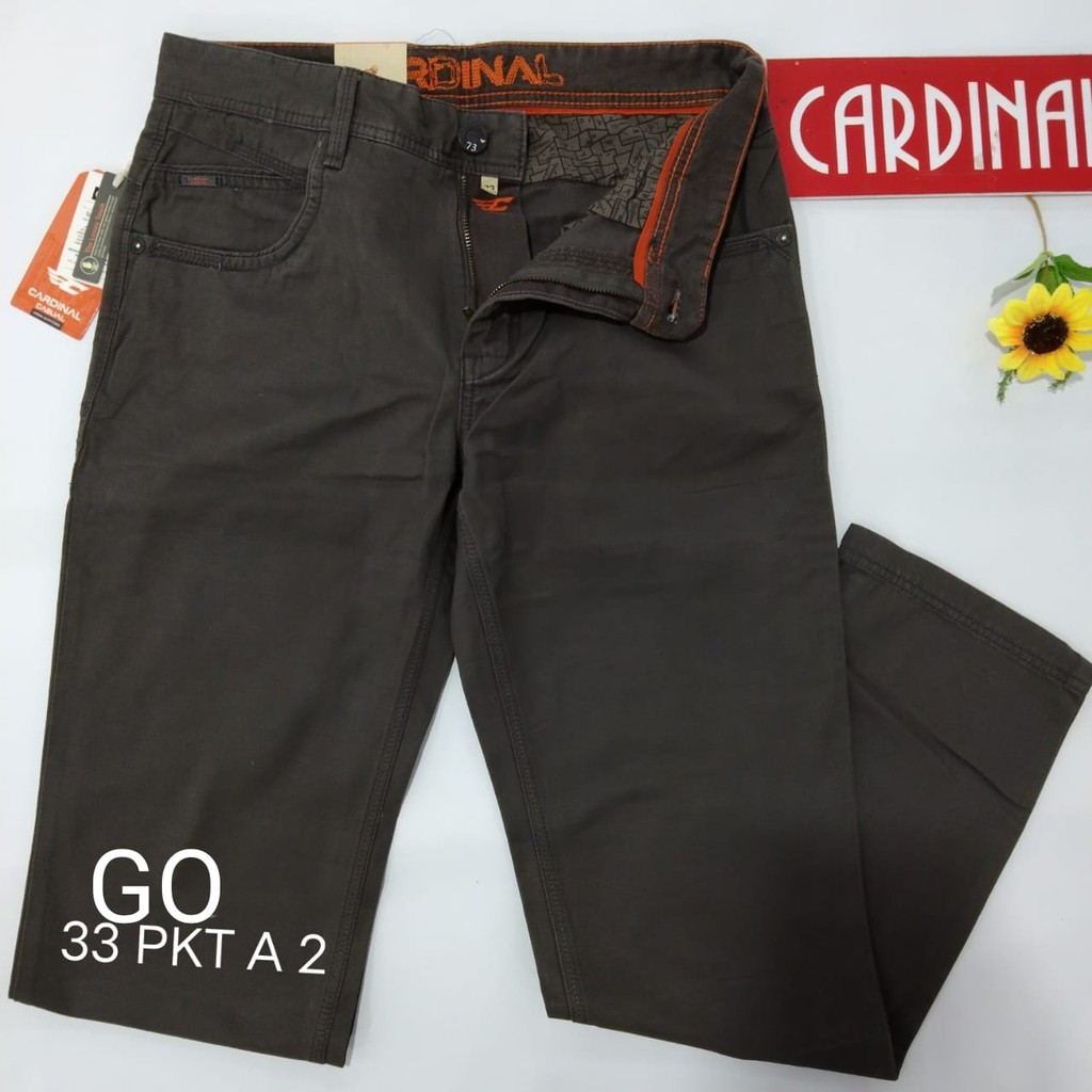 gof 33-PKT CARDINAL CASUAL CELANA POCKETS PANJANG Celana Chino Pria Fashion Laki Brand Kekinian