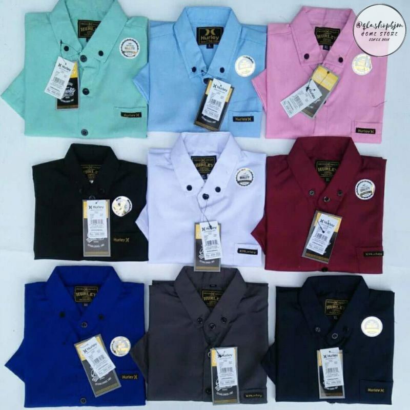 Kemeja polos panjang pria | kemeja pria bahan poplin