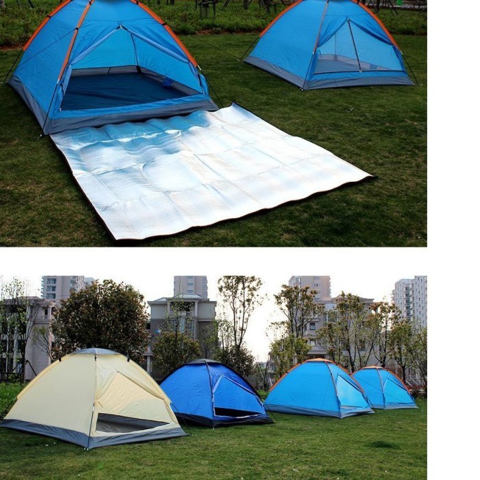 Tenda Camping Gunung Kap 3-4 Orang Outdoor Tent Waterproof Anti Air