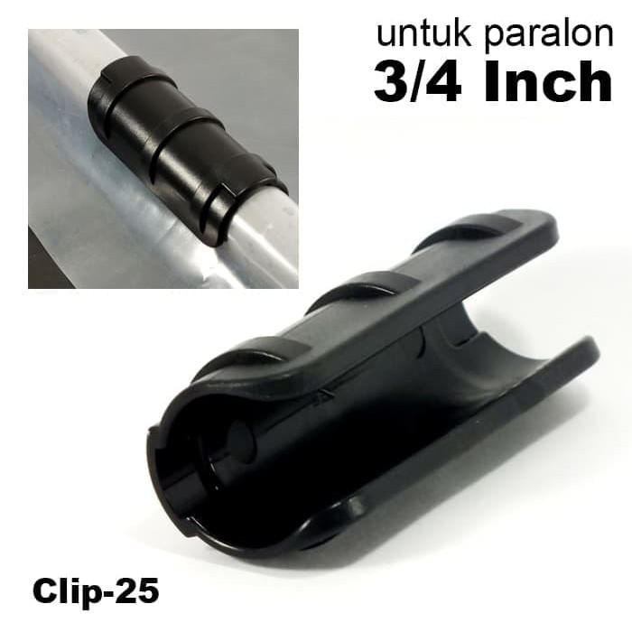 Jual Jirifarm Klip Plastik Uv  Clip-25 Ukuran Paralon 3/4 Inchi  (11928) Murah
