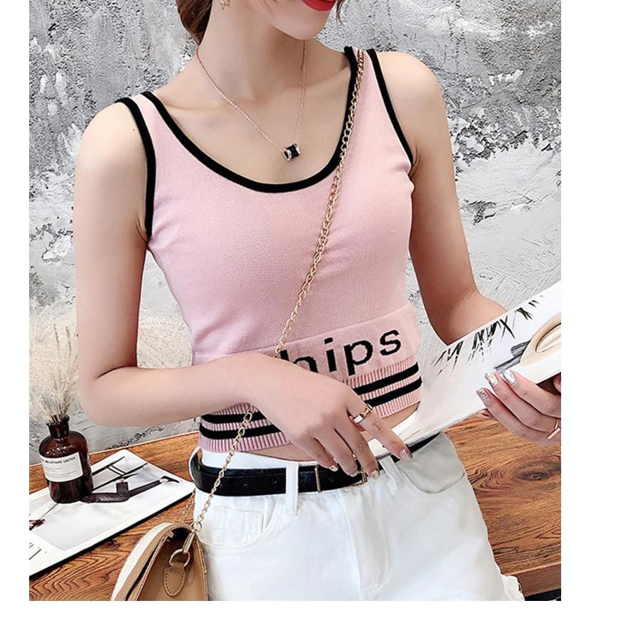 KINDSTORE❤ | Top Chips Tanktop Bra Bahan Premium / Pakaian Dalam Sport Bra