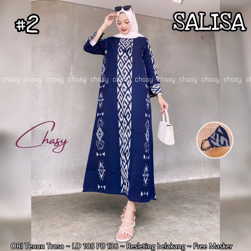 Gamis Wanita - Gamis Tenun Troso - Salisa Maxy Tenun by Chasy