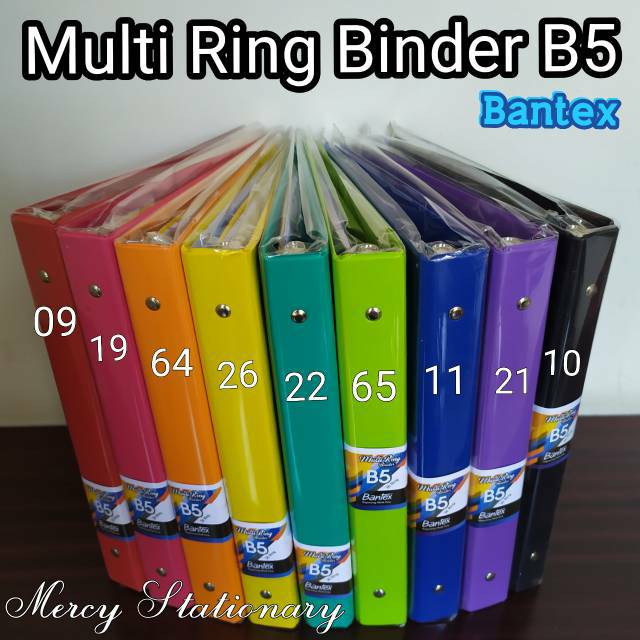 

Multiring Binder B5 Bantex 1326 - Loose Leaf - Binder Note Ring Binder